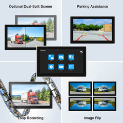 Fookoo 2 Magnetic Solar Wireless Backup Camera System (DCMX1002)