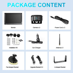FOOKOO 1080P 10-inch Wireless Backup Camera System (DW102SL)