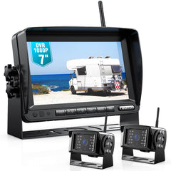 FOOKOO 1080P 7-inch Wireless Backup Camera System (DW702)