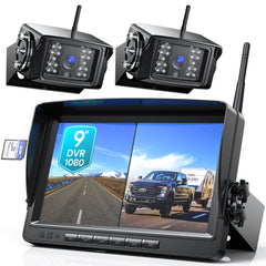 FOOKOO 1080P 9-Inch Wireless Backup Camera System (DW902)