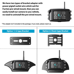 FOOKOO 1080P 9-Inch Wireless Backup Camera System (DW902)