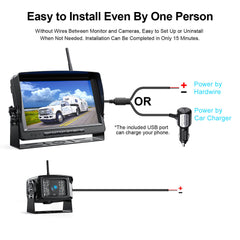 FOOKOO 1080P 9-Inch Wireless Backup Camera System (DW902)