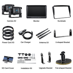 FOOKOO 1080P 9-Inch Wireless Backup Camera System (DW902)