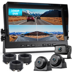 FOOKOO 10” 1080P Wired Backup Camera System (DY103)