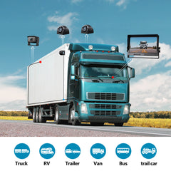 FOOKOO 10” 1080P Wired Backup Camera System (DY103)